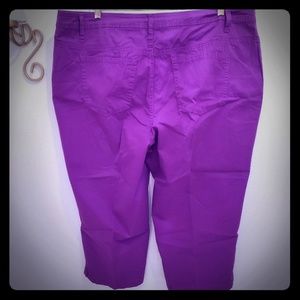 Purple Capri Pants